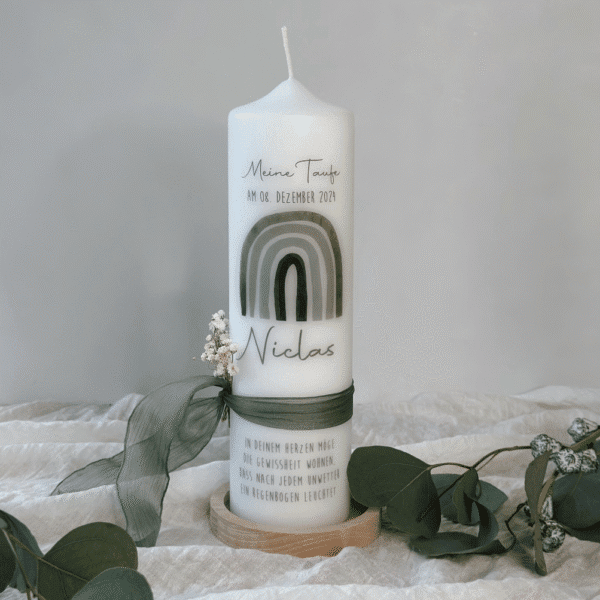 Taufkerze „Olive"