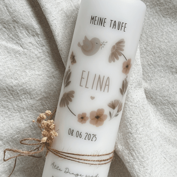 Taufkerze „ELINA"