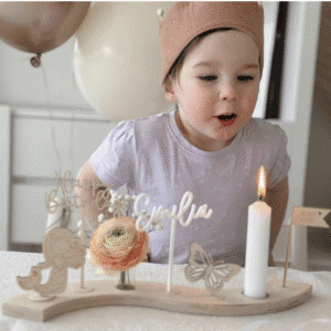 Geburtstagsschlange für wundervolle Rituale erster Geburtstag Kindergeburtstag Deko Geburtstagstisch