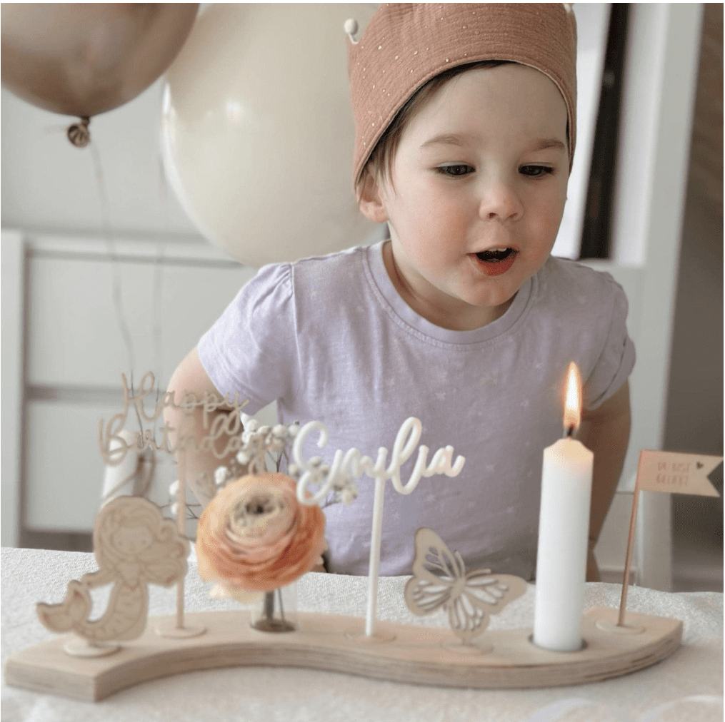 Geburtstagsschlange für wundervolle Rituale erster Geburtstag Kindergeburtstag Deko Geburtstagstisch