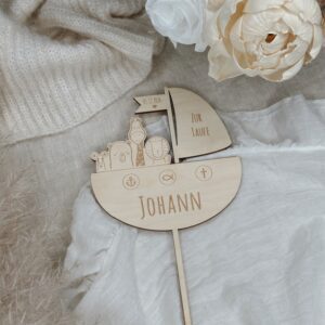 Caketopper „Arche Noah" personalisierbar