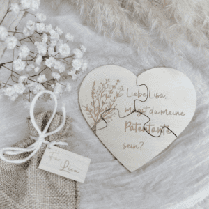 Puzzle Frage Willst du mein Patenonkel / meine Patentante werden - Geschenkverpackung