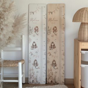 Kindermesslatte pastell aquarell schlicht zeitlos natur und weiß Mädchen rosa Meerjungfrau