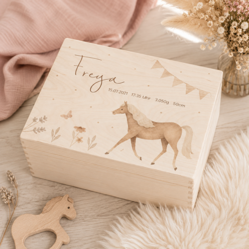 Erinnerungsbox „Pferdetraum" personalisiert