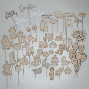 Motivstecker für Geburtstagsschlange / Geburtstagskranz